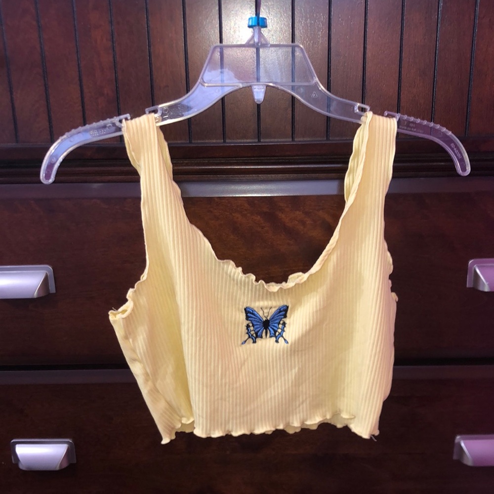 SHEIN Butterfly Crop Top 🦋